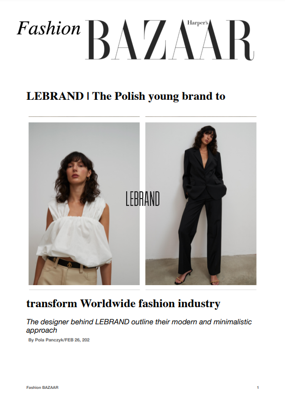 Fashion Article LeBRAND